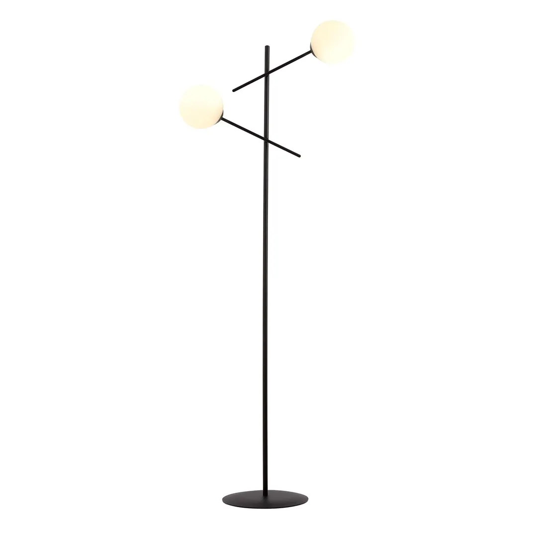 Lampa stojąca LINEAR LP2 czarny biały