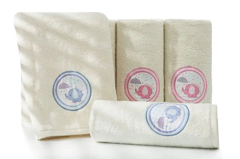 RĘCZNIK DZIECIĘCY BABY (19) 50X90 CM KREMOWY - EU_93920