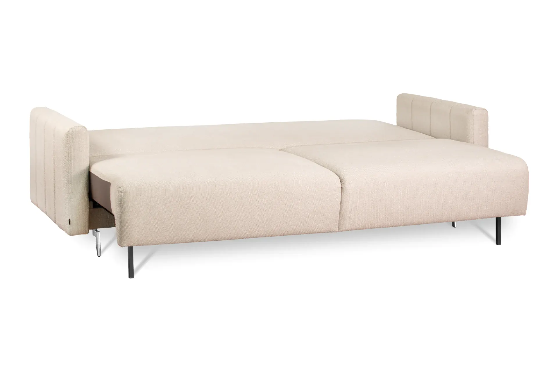 Sofa rozkładana 3-osobowa PEJA z funkcją spania 221 cm kremowa - PEJA_3FP_SO_1