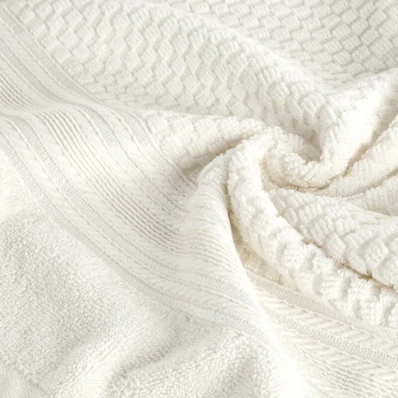 RĘCZNIK DAVOS (02) 50 X 90 CM KREMOWY - EU_463149