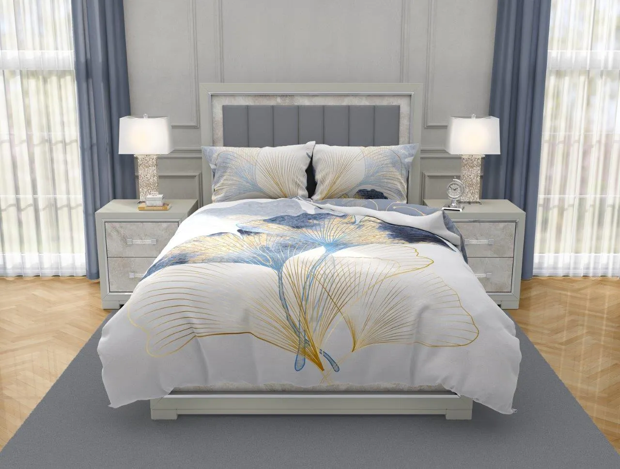 Pościel komplet NOBILE 011 160x200+2x70x80 satyna bawełaniana fotoprint wielokolorowy - FARO_31217