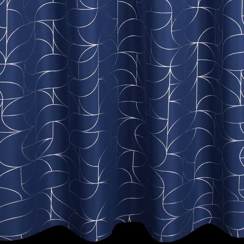 ZASŁONA GOTOWA EVI 140 X 250 CM GRANATOWY - EU_432648