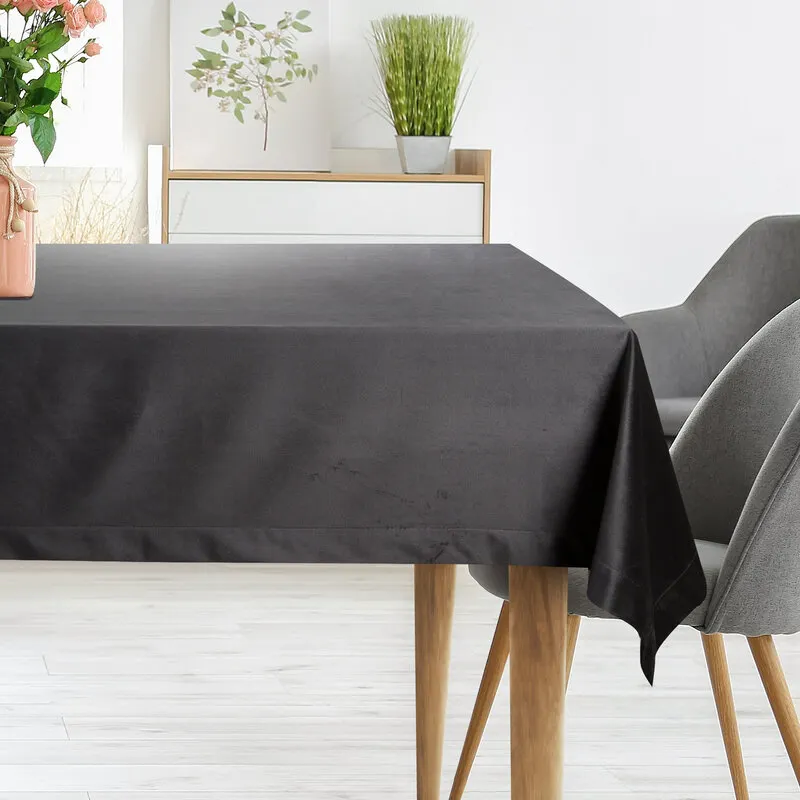 OBRUS MELINDA 140 X 220 CM CZARNY OBRUS MELINDA 140 X 220 CM CZARNY