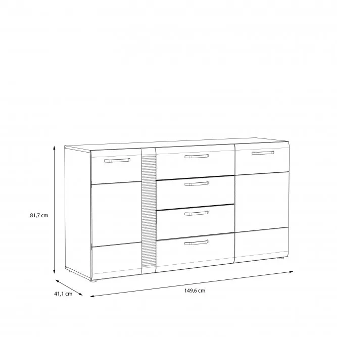 loc.kom.rys Szuflada, Meble, Szafka, kredens
