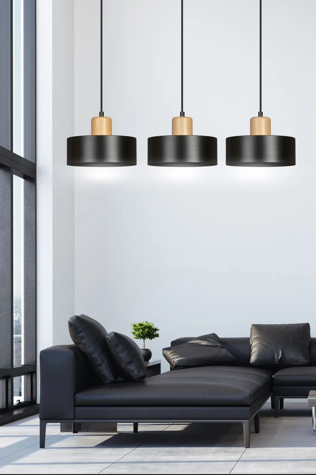 Lampa wisząca  TORIN Czarny 1046/3 — zdjęcie 7