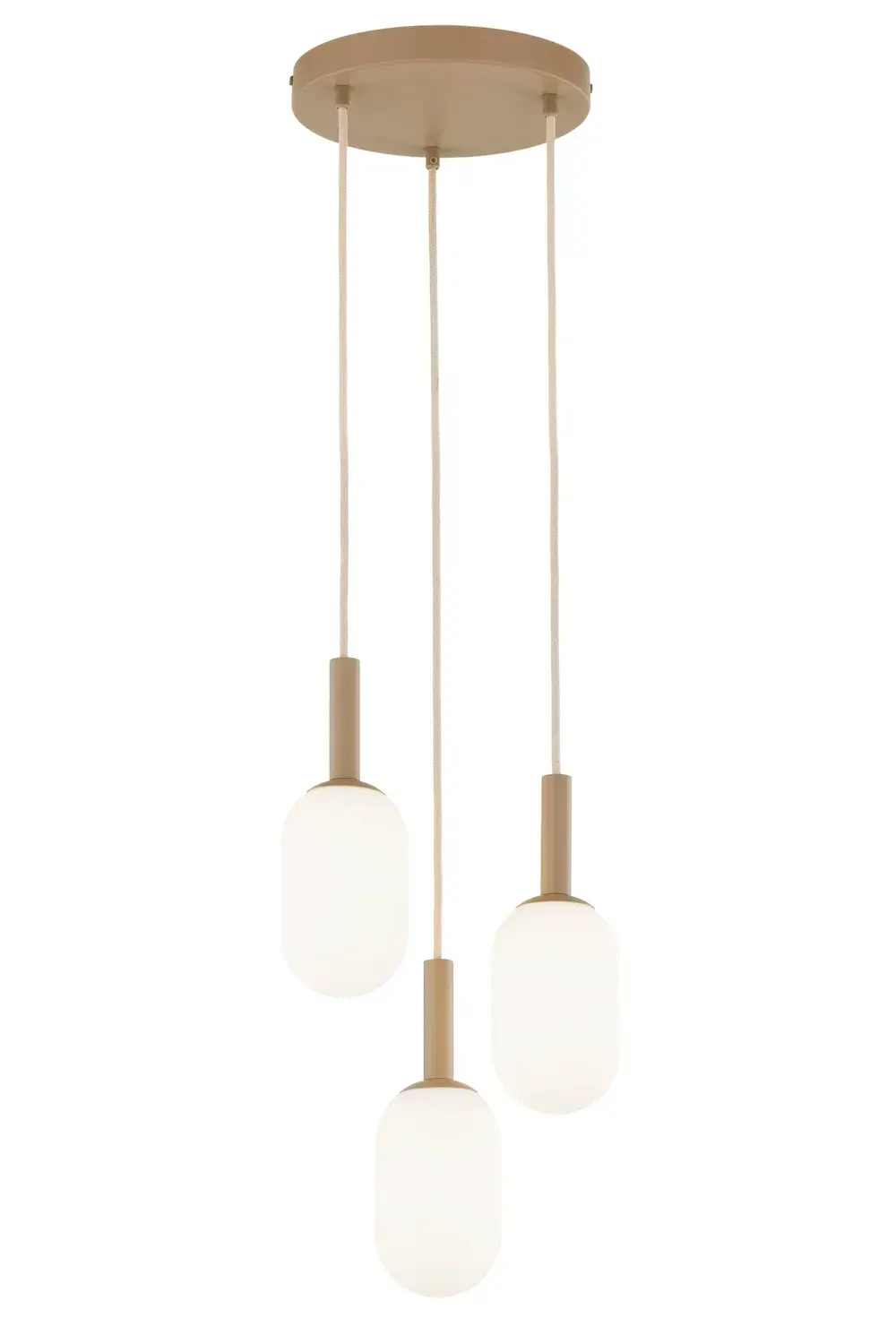 Lampa wisząca PLUUM 3 KOŁO ciepły beż biały - SI_41857SI_