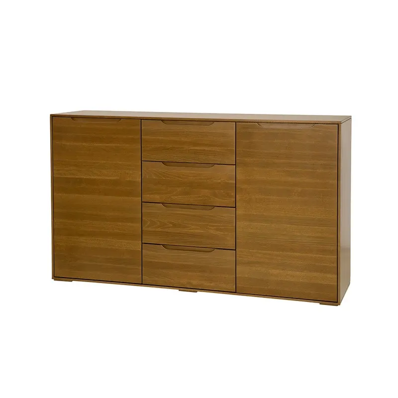 Komoda bukowa KD422 Orzech DREWMAX - 33738