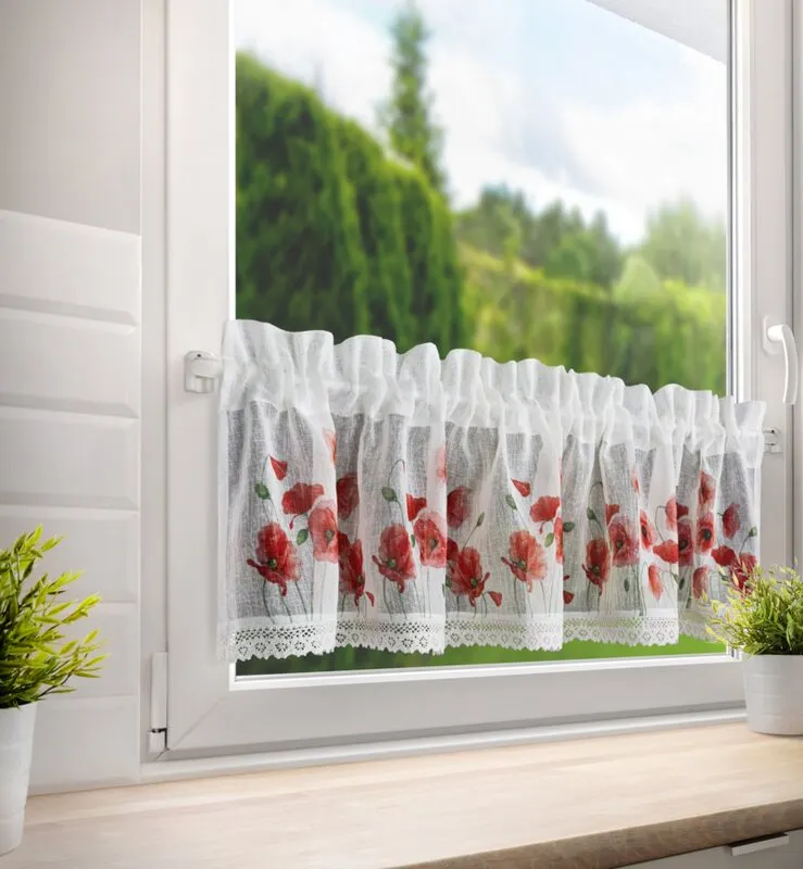 FIRANA GOTOWA MARI NA TAŚMIE 150X30 CM BIAŁY - EU_390645