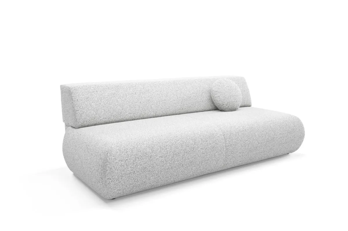 Sofa rozkładana z pojemnikiem PUENTE 214 cm jasnoszara Sofa rozkładana z pojemnikiem PUENTE 214 cm jasnoszara
