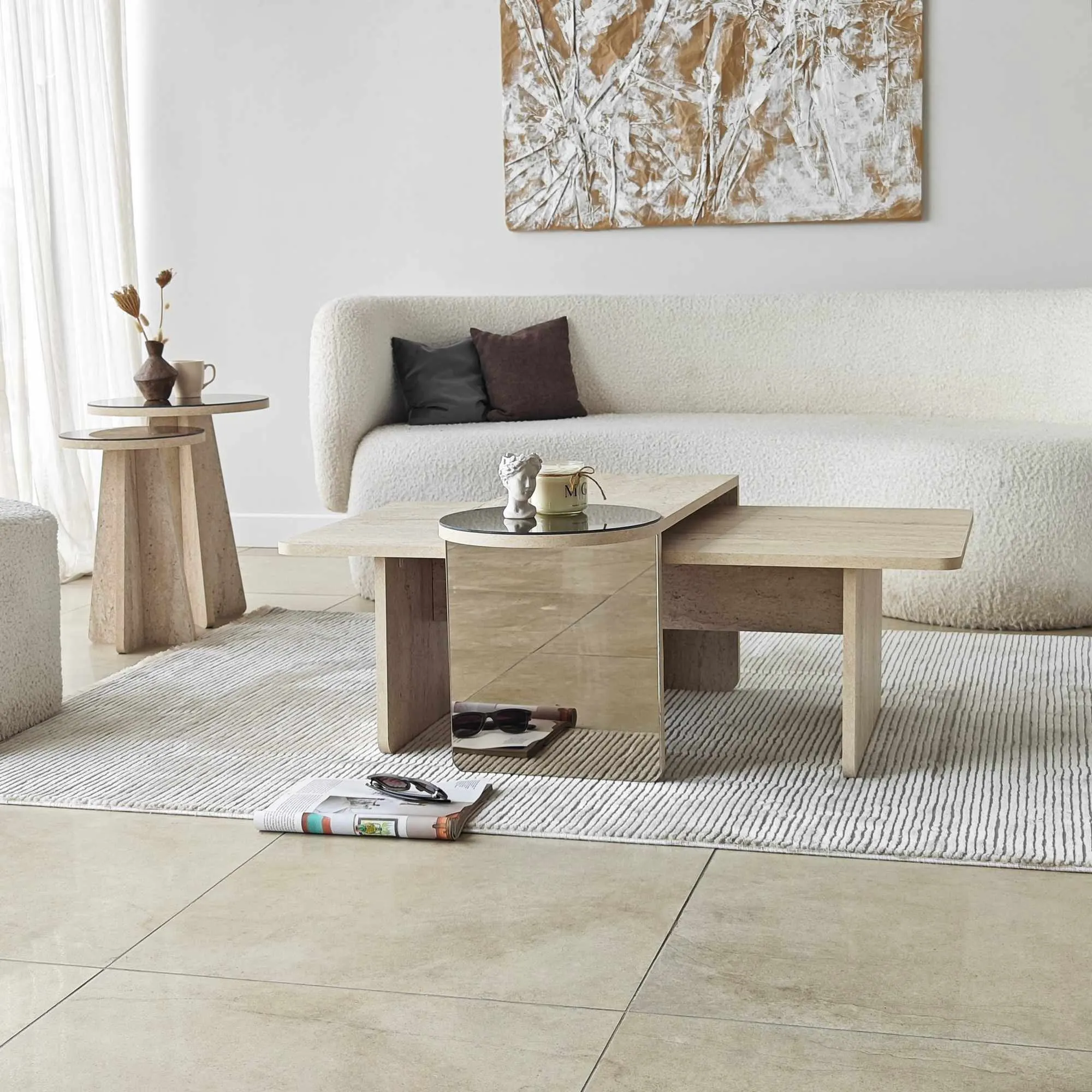 Stolik kawowy, Meble, Tabela, Podłoga, Wystrój domu