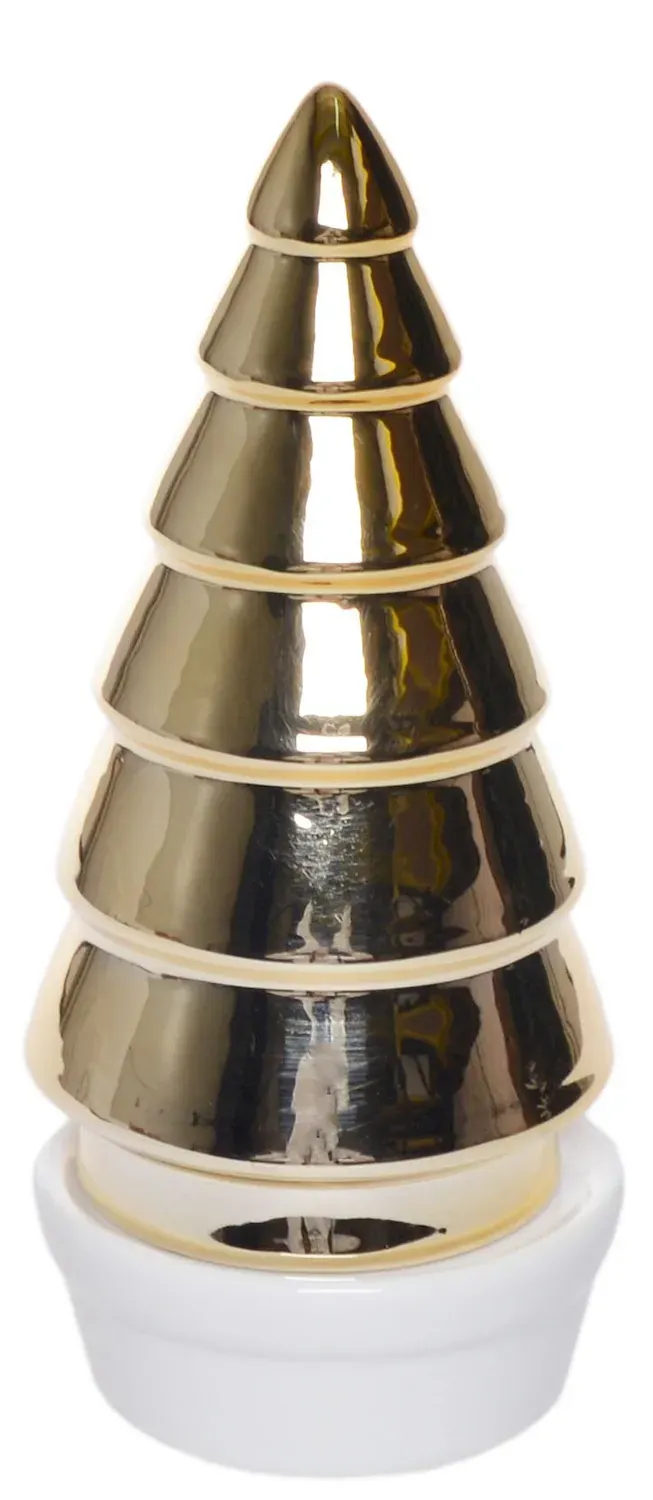 Choinka W BIAŁEJ DONICZCE duża 8222 złota Choinka W BIAŁEJ DONICZCE duża 8222 złota