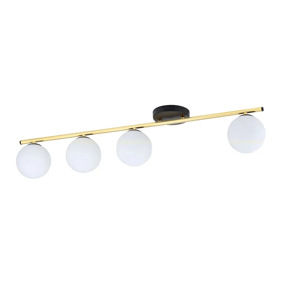 Lampa sufitowa  MONZA Czarny,Złoty 1252/4