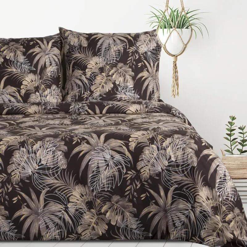 POŚCIEL D91 RODOS 140 X 200 CM CIEMNOBRĄZOWY POŚCIEL D91 RODOS 140 X 200 CM CIEMNOBRĄZOWY