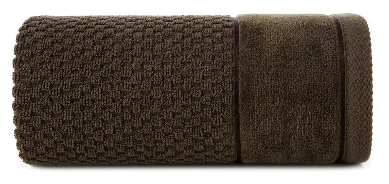 RĘCZNIK FRIDA (08) 30 X 50 CM CIEMNOBRĄZOWY - EU_427520