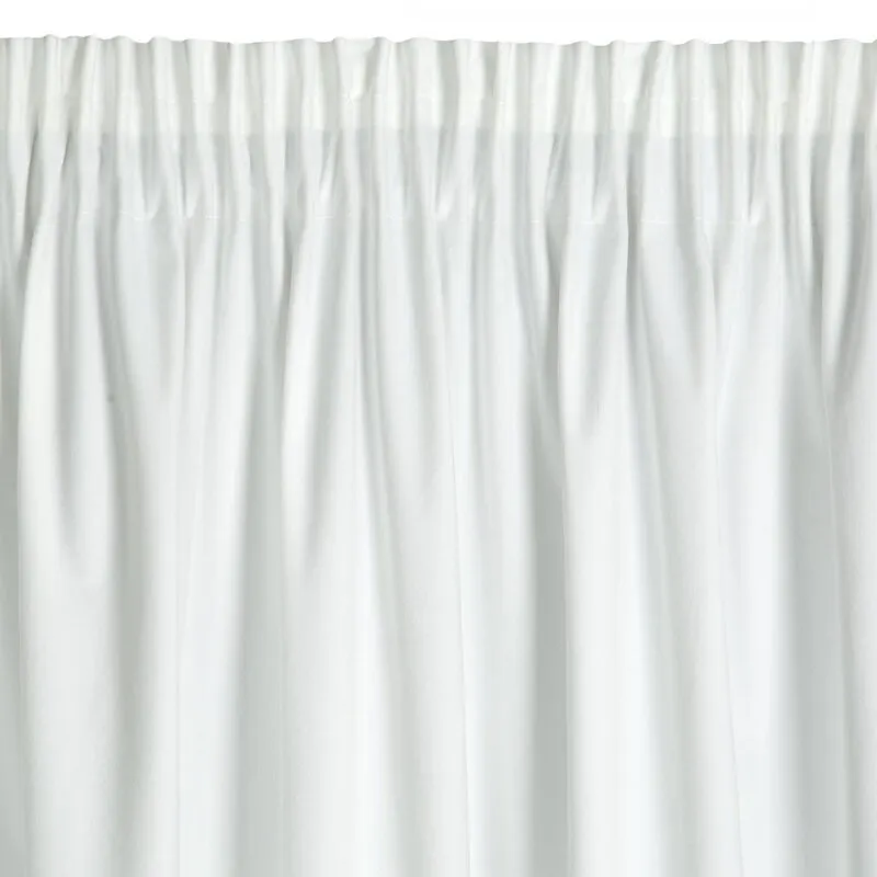 ZASŁONA GOTOWA MELANIE NA TAŚMIE 140 X 270 CM BIAŁY - EU_410689