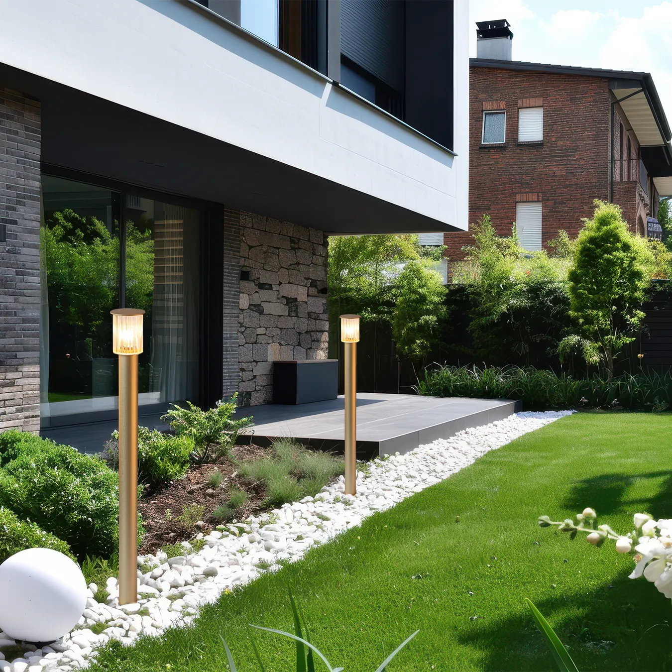 Norfolk lampa ogrodowa stojąca 1 pł., duża 8754 - 8754