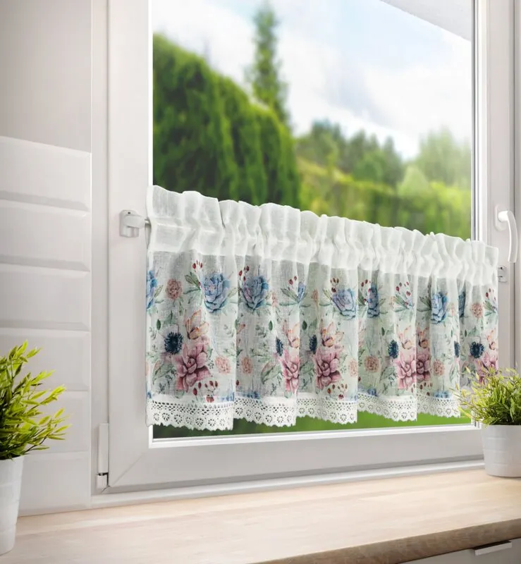 FIRANA GOTOWA DORA 150X30 CM BIAŁY — zdjęcie 10
