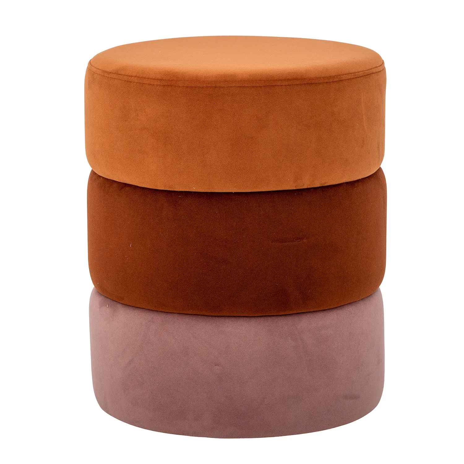 image stool, ottoman, velvet, pouf, multicolor