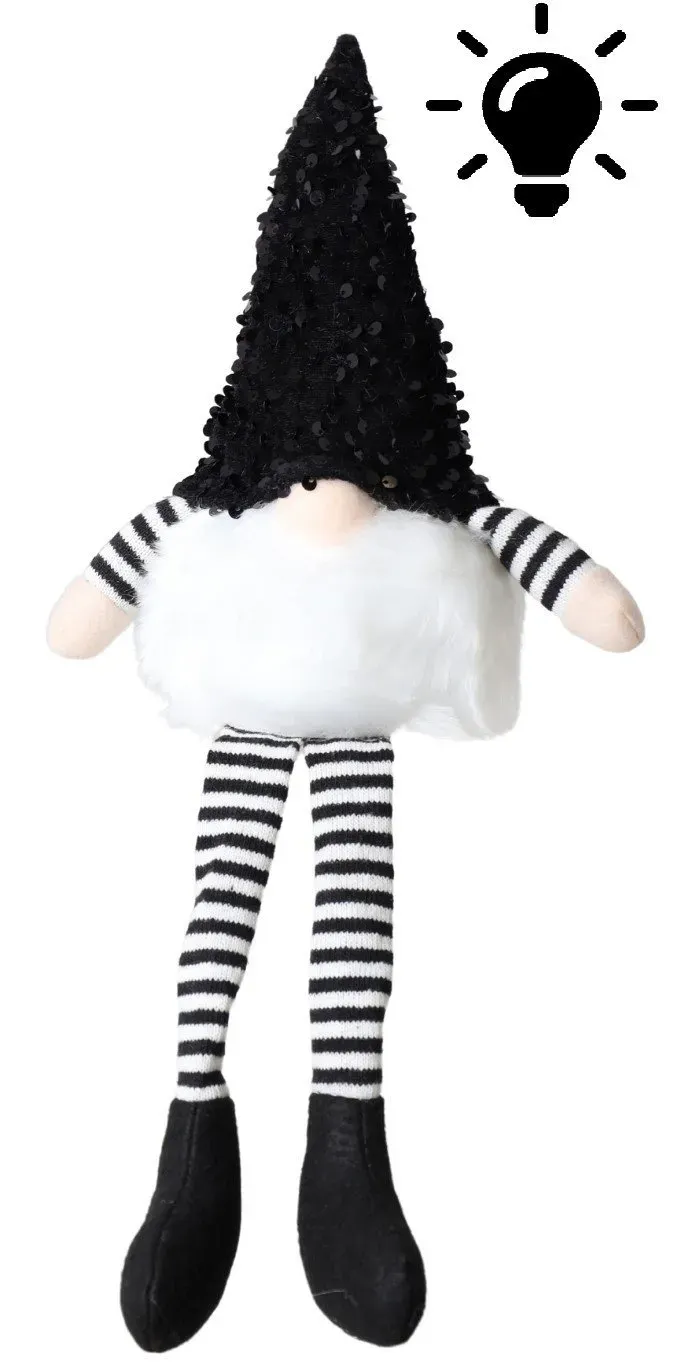 SKRZAT materiałowy siedzący LED 5180 czarny