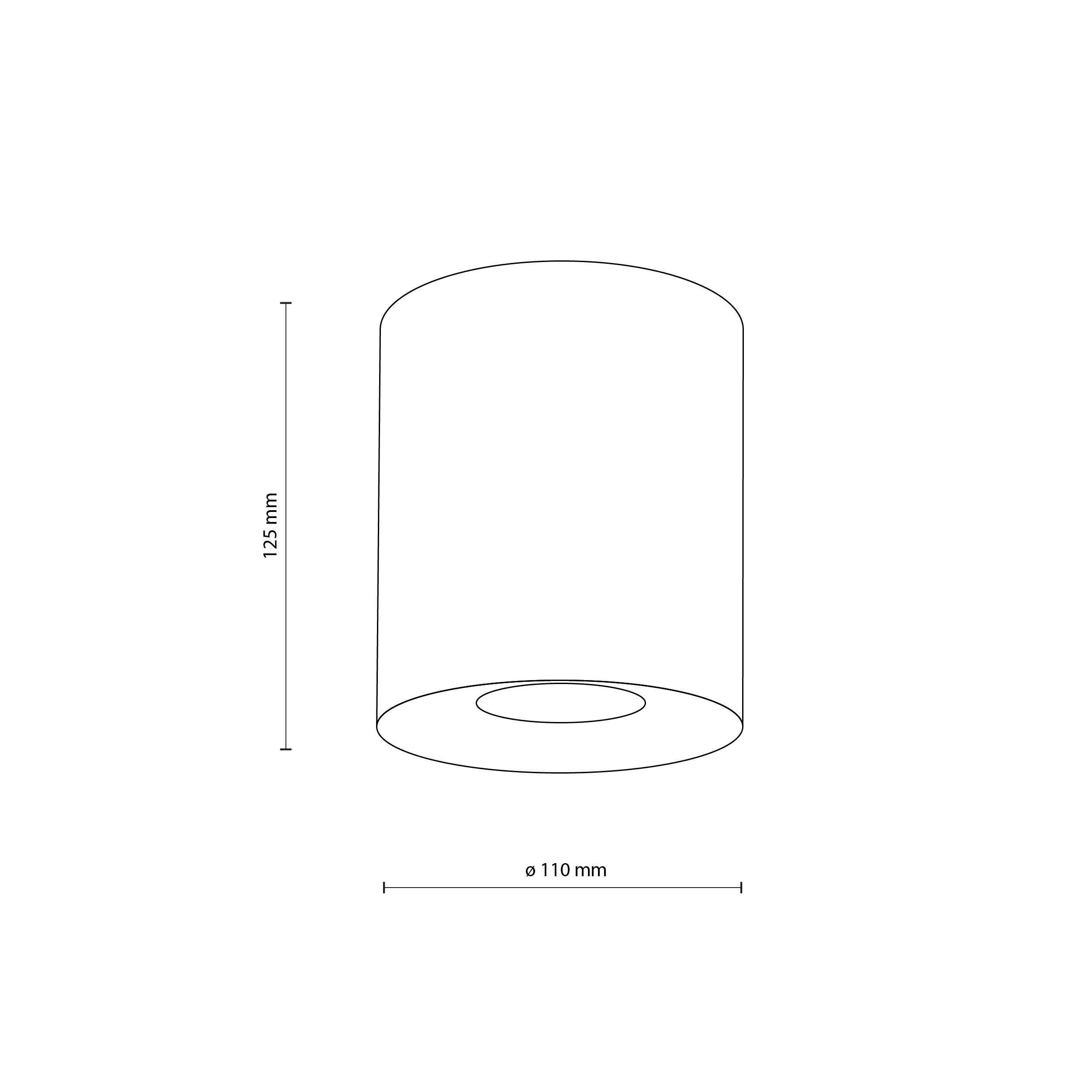 Spot ORION złoty 12x11cm - TK_10129