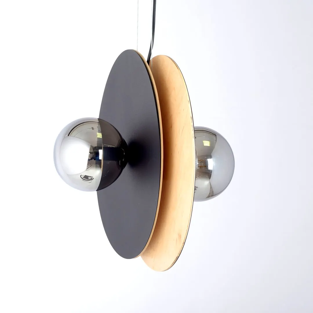 Lampa wisząca SOHO Czarny,Brązowy 1302/2 - 1302/2