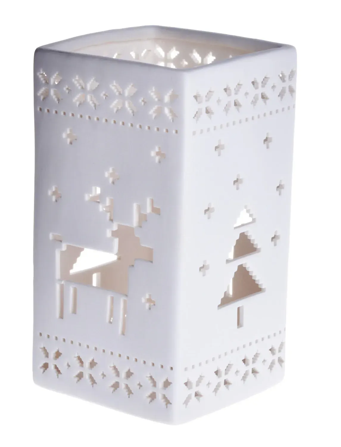 Lampion porcelanowy LAMPION RENIFER mały biały Lampion porcelanowy LAMPION RENIFER mały biały