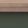 Komoda 2-drzwiowa z szufladami EVORA 181x92 ciemnozielona/dąb Lefkas - 24ZRJU25