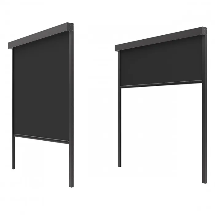 Markiza elektryczna LUXE 370x218cm do 4m antracyt - MI_5908227364828