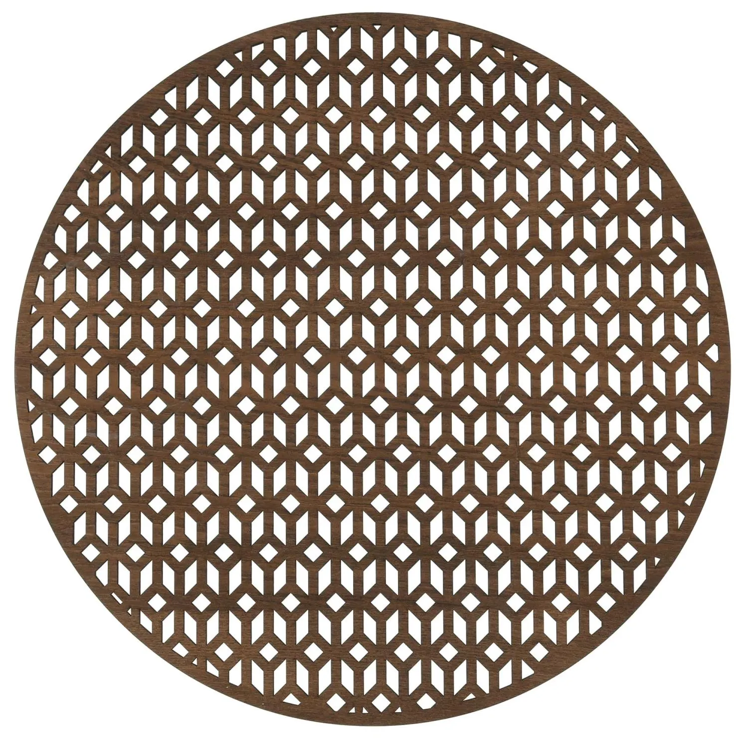 image talerz, metalowy, brązowy, geometryczny, krata