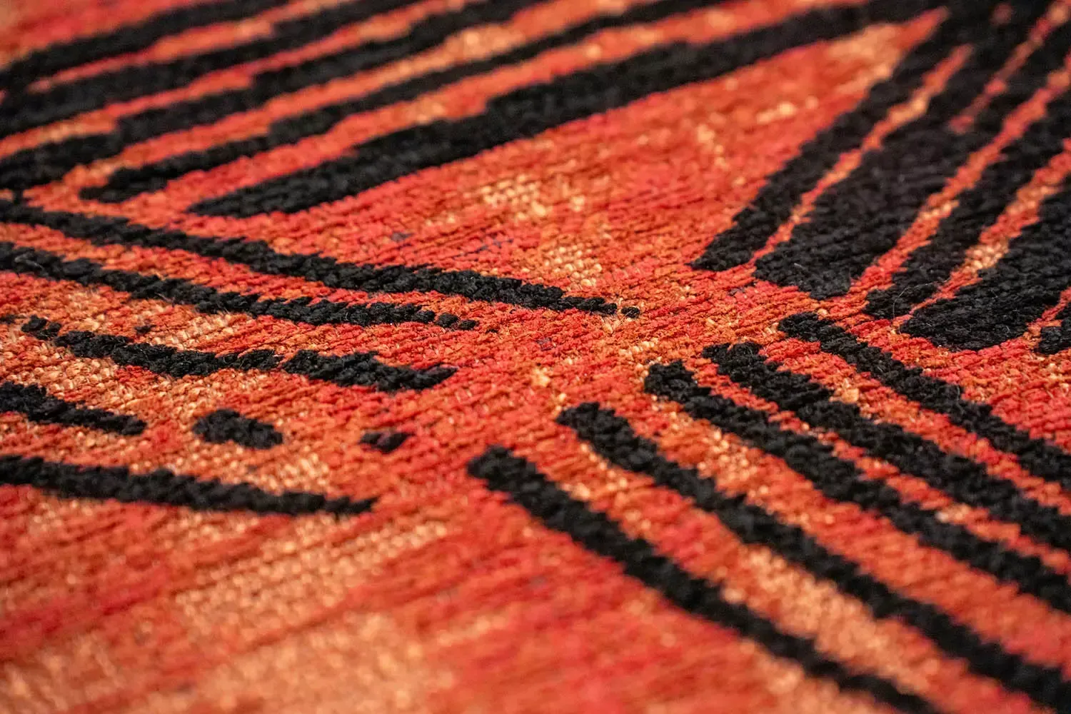 Dywan tkany na płasko KANJI 170x240 cm Ginger Chocolate (2069)