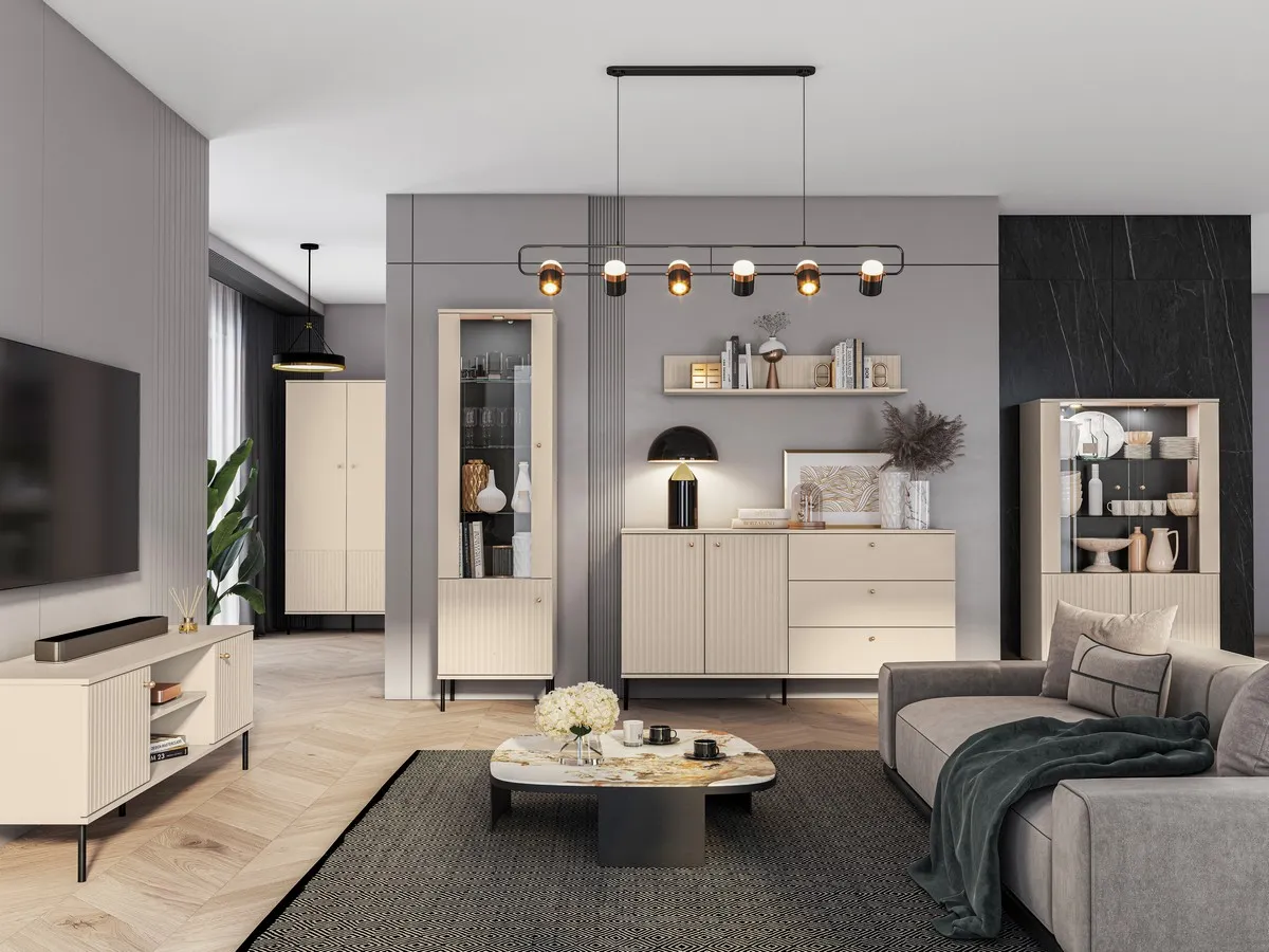 Półka ścienna Sophie 09 cashmere 120 cm - 1SOPH09-001