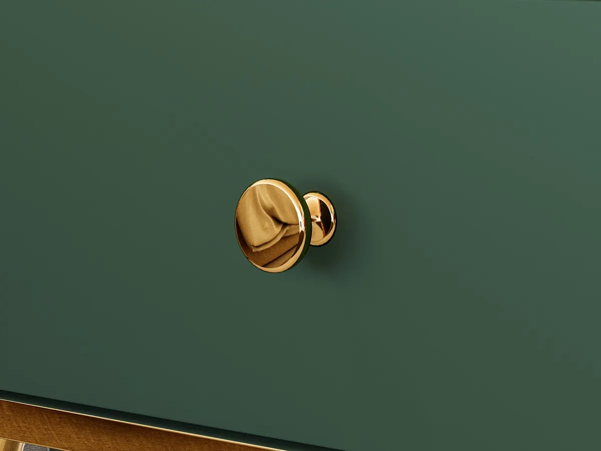 Szafka nocna z 2 szufladami FOREST 10 labrador, złoty - 1FORE10-001