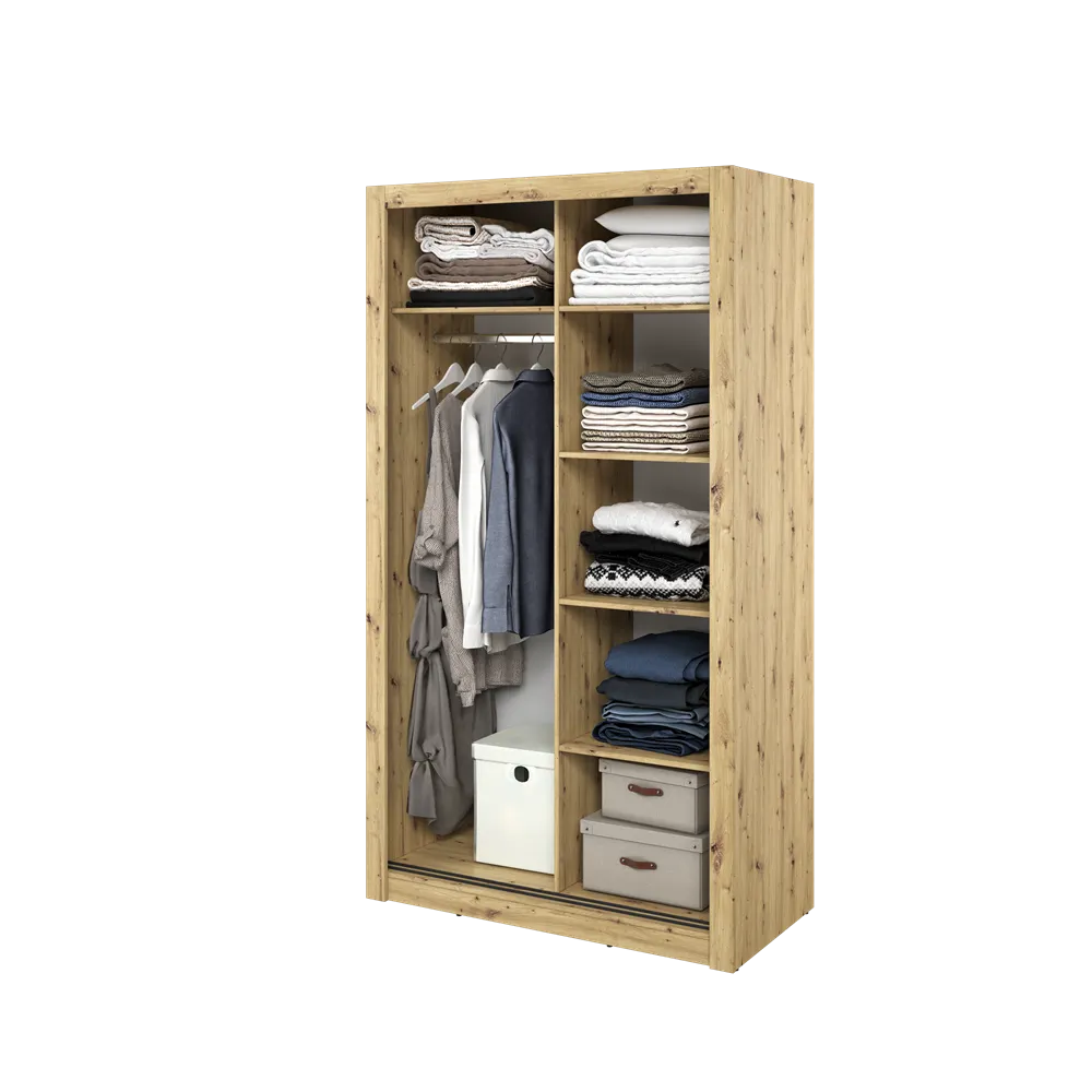 Szafa 2-drzwiowa ARTI AR-19 120cm dąb artisan - AR19DA