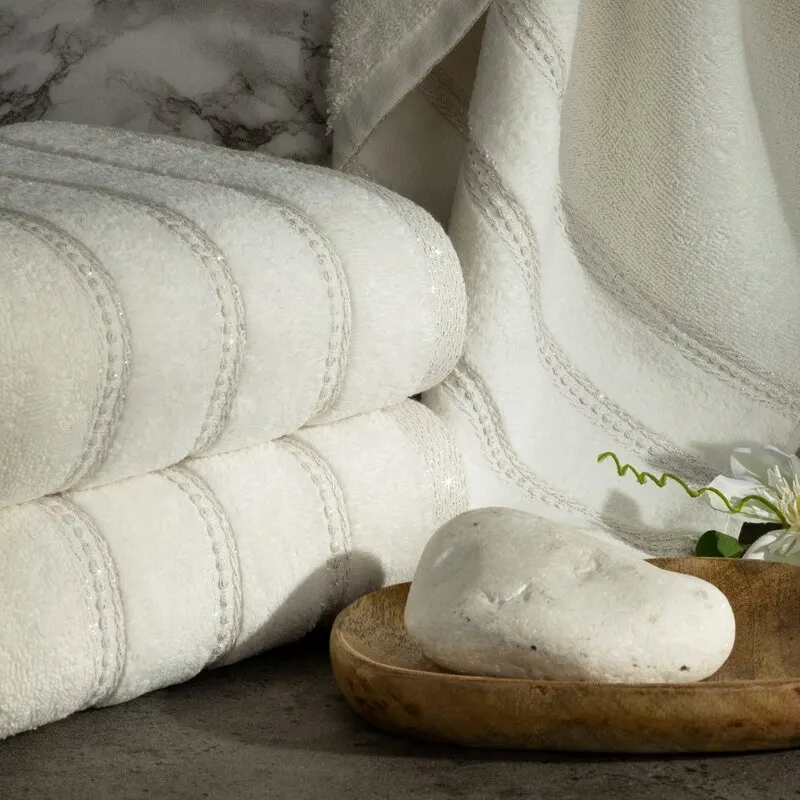 RĘCZNIK GLORY4 (02) 70 X 140 CM BEŻOWY - EU_439651