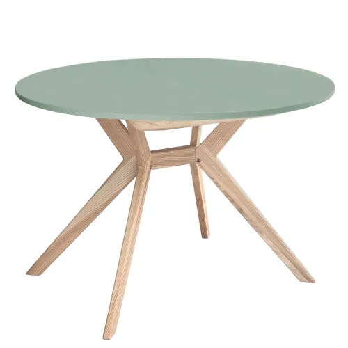 Okrągły stół rozkładany BIJU 120-170cm szałwiowy jesion Okrągły stół rozkładany BIJU 120-170cm szałwiowy jesion