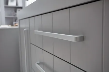 Komoda z 3 szufladami CALMO 111cm szara - PIN_021-023-138