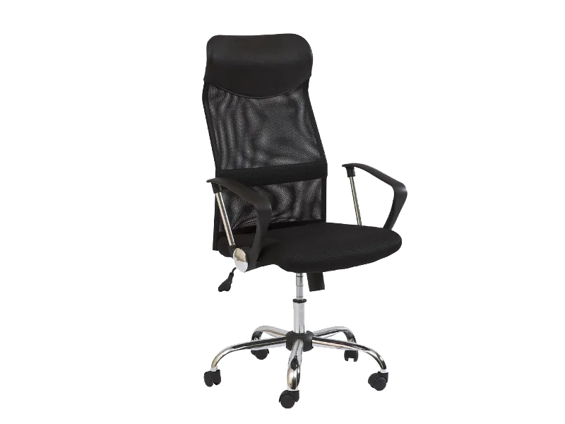 Fotel obrotowy Q-025 mechanizm TILT, czarny