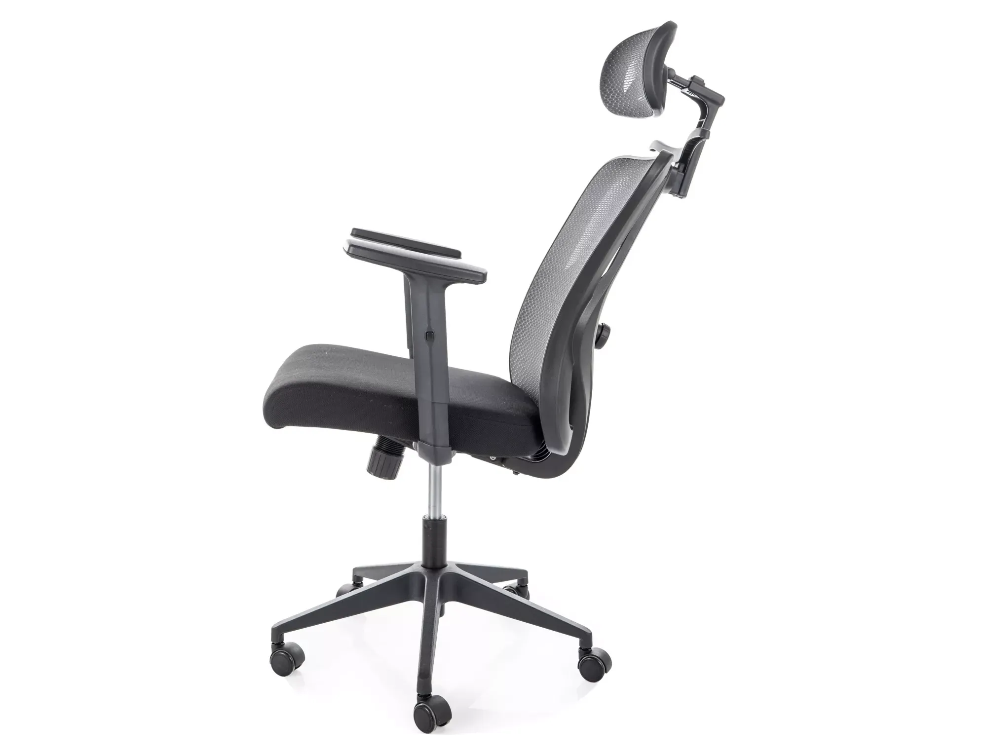 Fotel biurowy obrotowy Q-080 ergonomiczny czarny