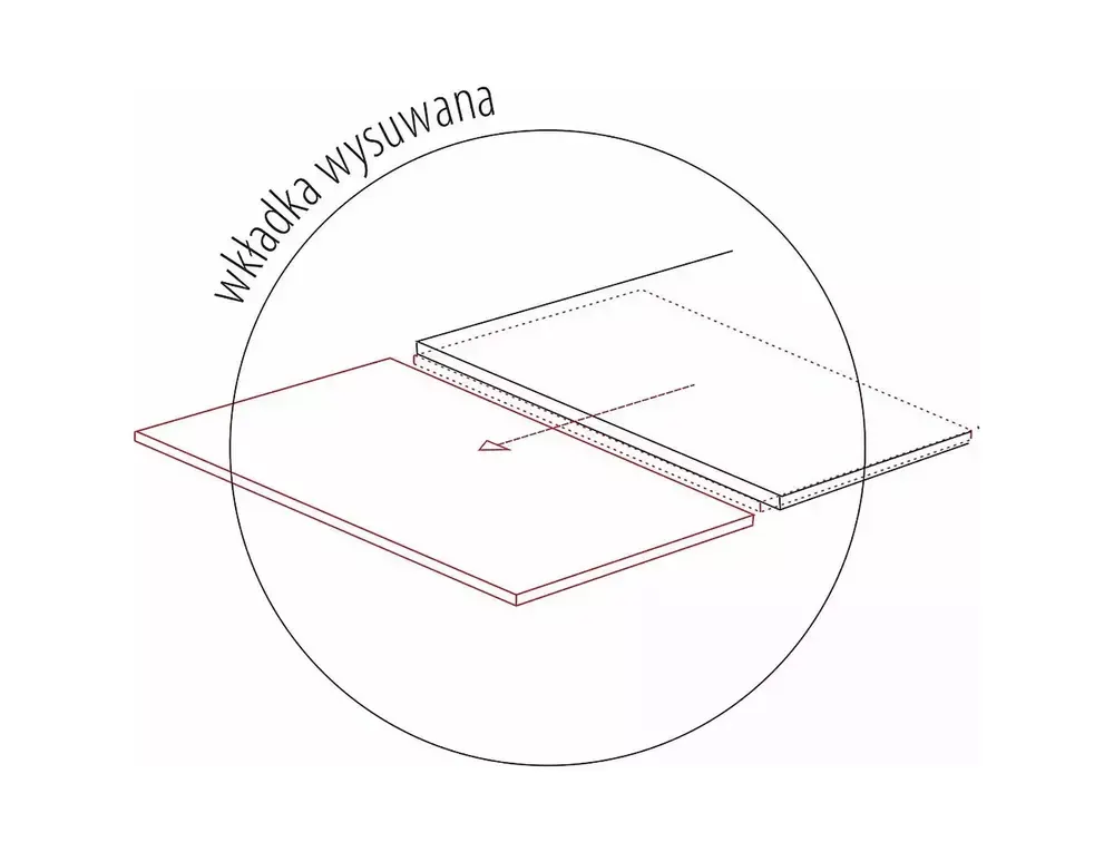 Stół rozkładany COLUMBUS CERAMIC 90x160-240 cm Amber Bianco biały efekt marmuru - COLUMBUSBC160