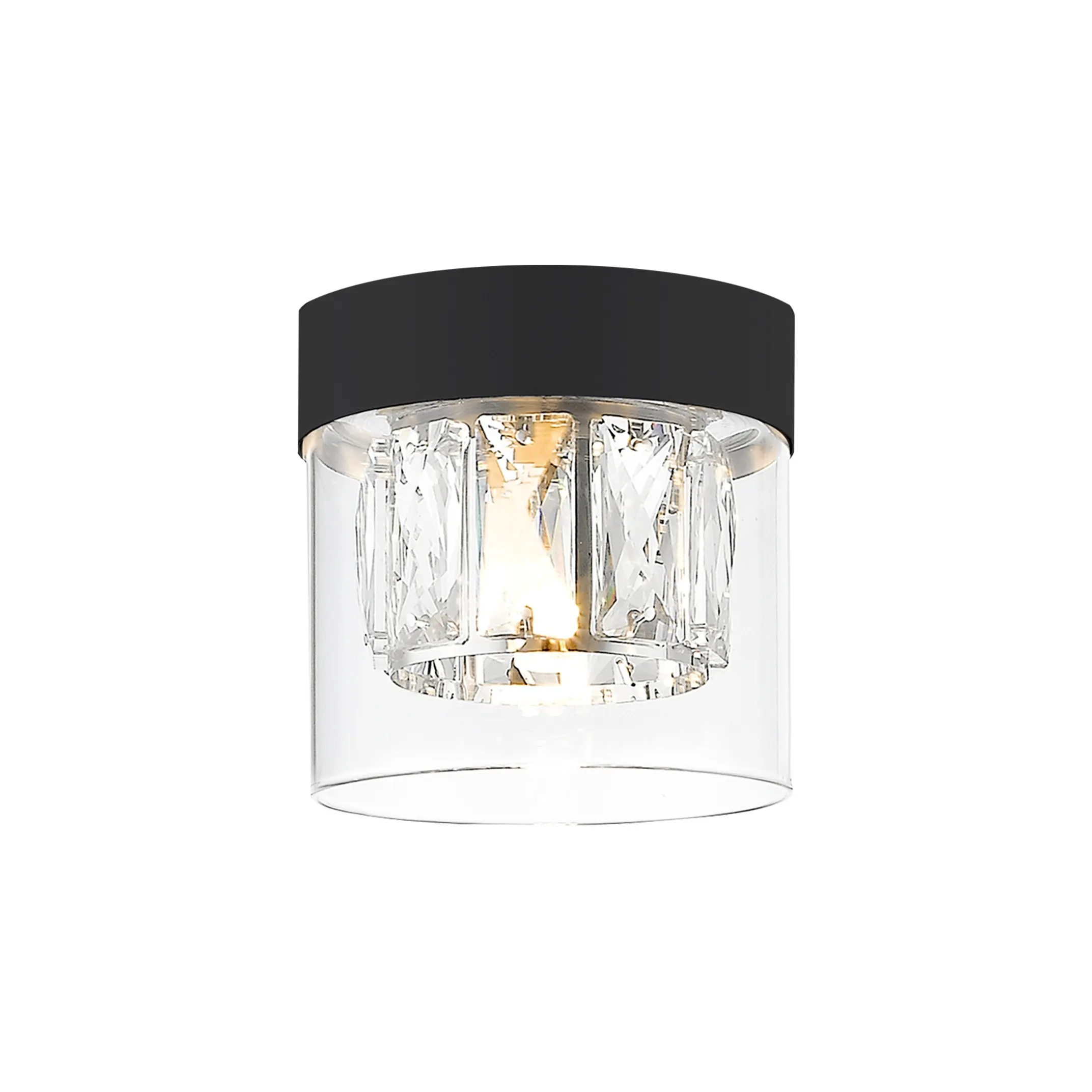 GEM LAMPA SUFITOWA CZARNY MAT/MATT BLACK