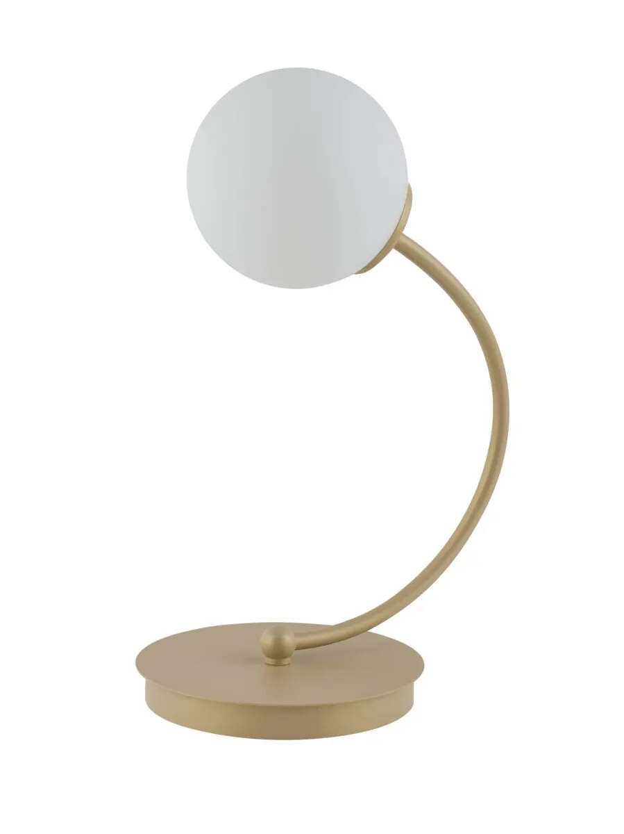 Lampa stołowa VELVET złoto-biała Lampa stołowa VELVET złoto-biała
