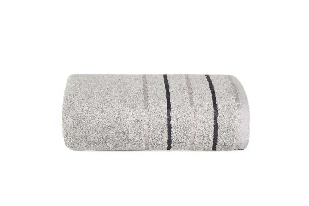 Ręcznik frotte FRESH 70X140 gramatura 500 srebrny Ręcznik kąpielowy, Ręcznik
