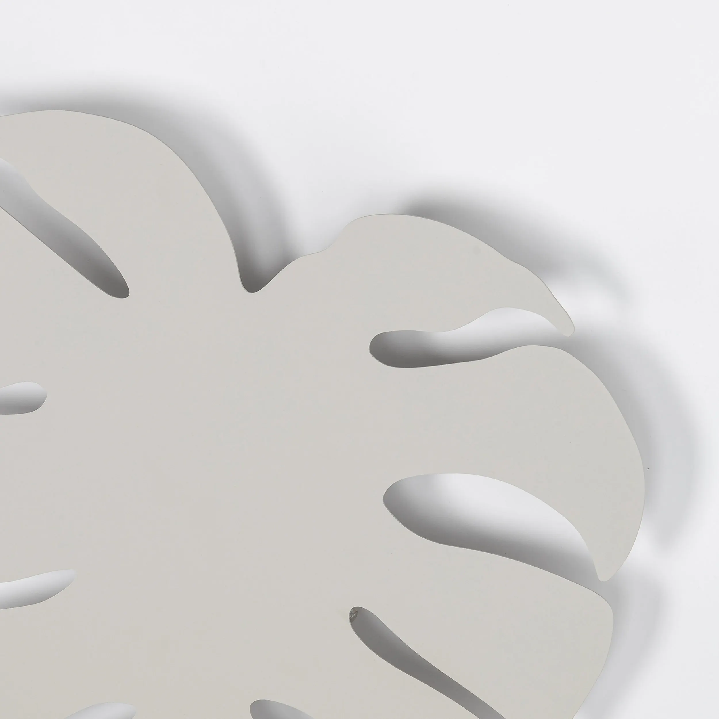 Kinkiet MONSTERA beżowy w kształcie liścia 54x49x4cm - TK_6436