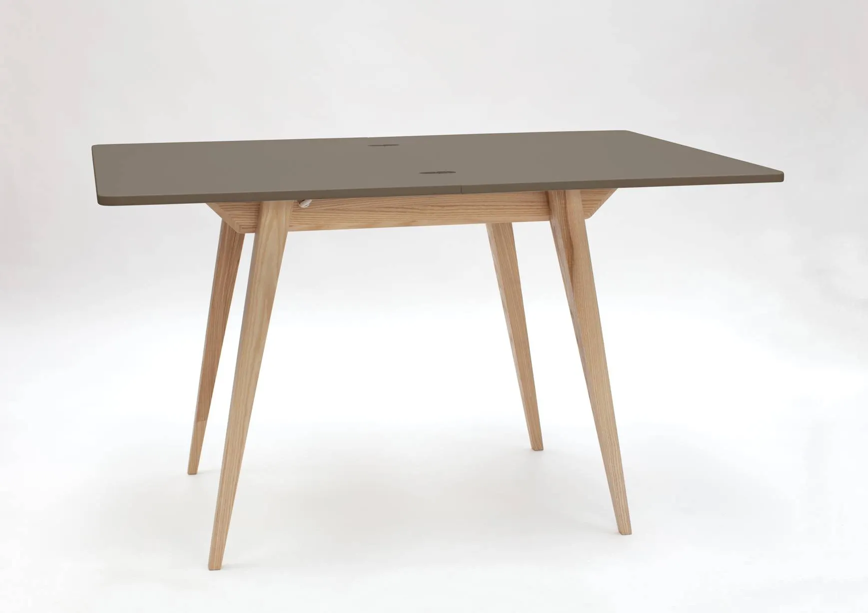 Stół rozkładany ENVELOPE 65x90-130cm brązowy naturalny - NRAGABATE_E7