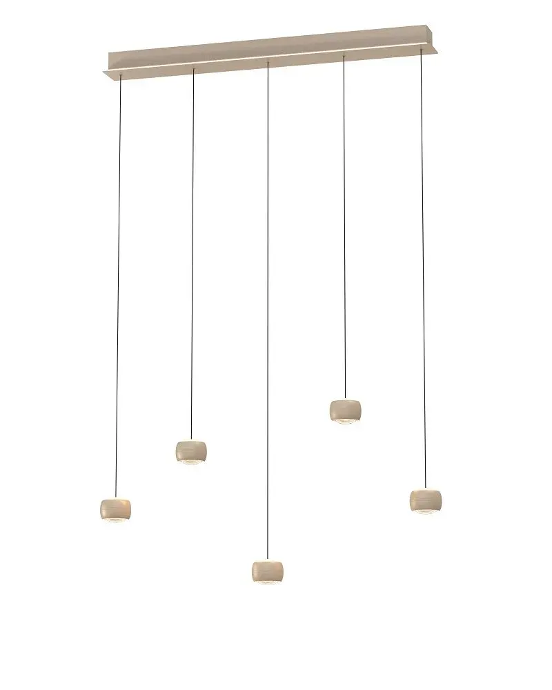 Lampa wisząca QUIBERON 5 LED kaszmirowa