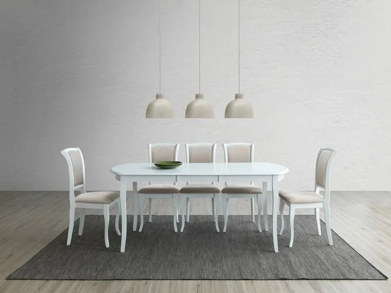 Krzesło MN-SC beżowe/białe Signal - MNSCBBE