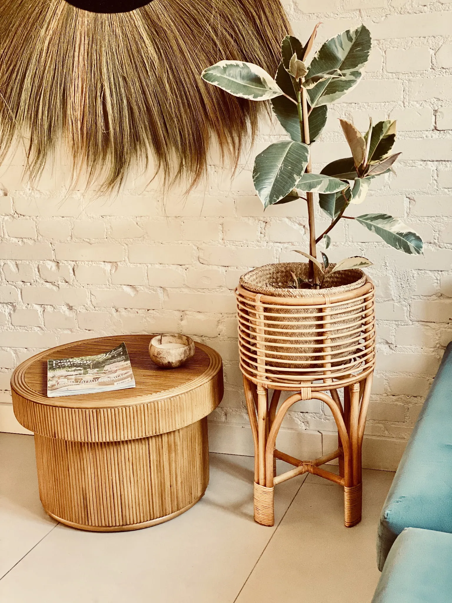 KWIETNIK POLLIE S NATURALNY Rattanowy - MMHA0111NS