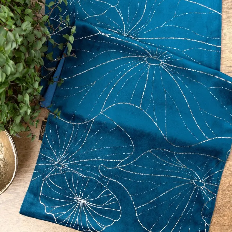 OBRUS BLINK 18 35 X 180 CM GRANATOWY - EU_390062