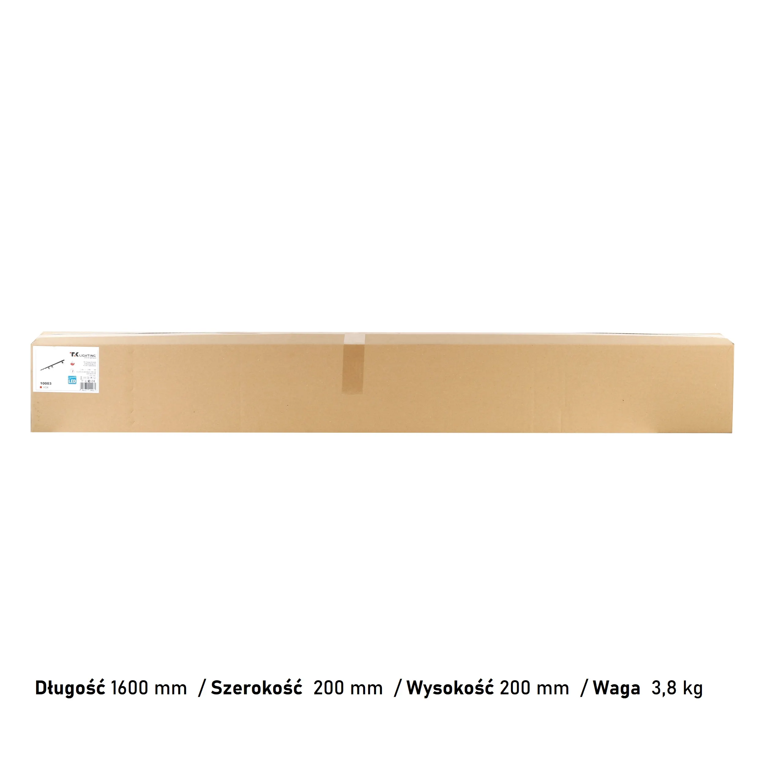 Lampa sufitowa VOX czarna z regulowanymi halogenami oraz białymi okrągłymi szklanymi kloszami 115x15x14cm - TK_10002