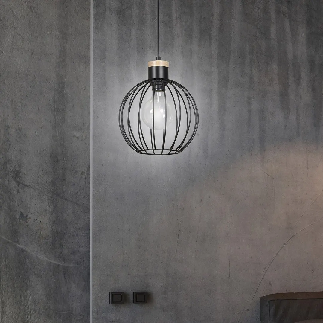 Lampa wisząca BARBADO Czarny 754/1 - 754/1